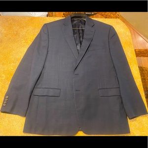 Ralph Lauren dark blue window pane suit